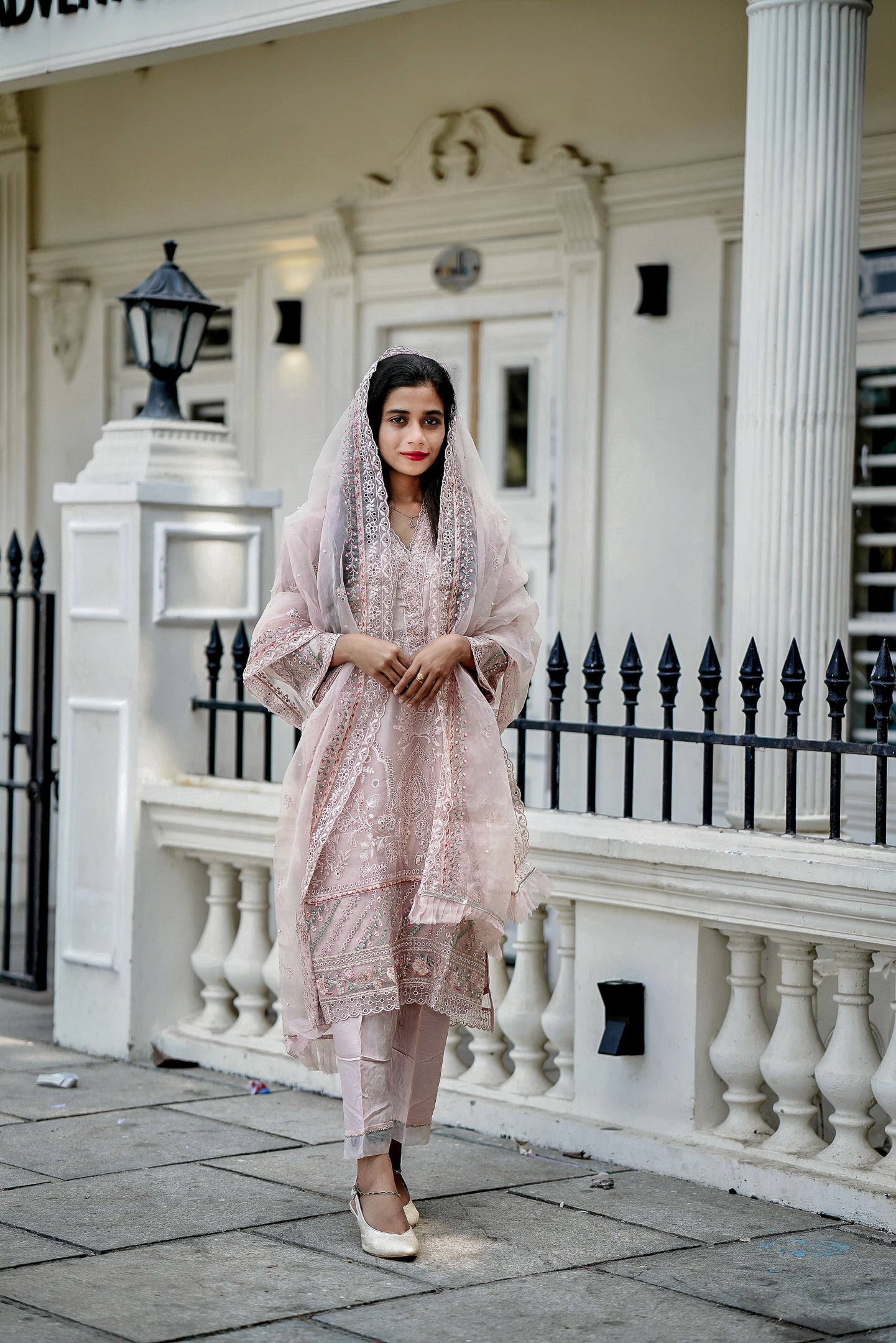 Pink Ethnic Partywear