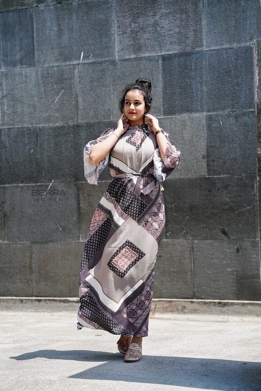 Women Printed Gown