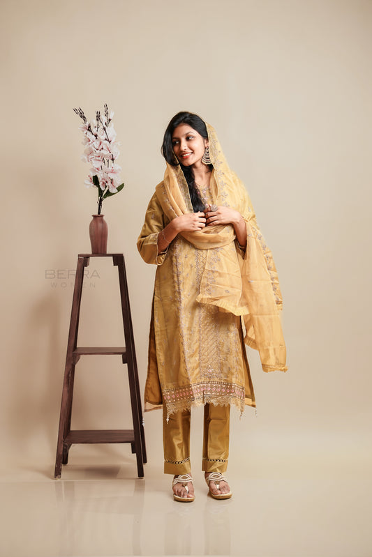 Golden Salwar Suite