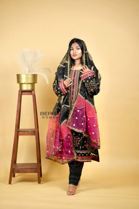 Black Salwar Partywear