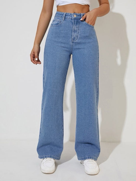 Denim High-Waist Jeans